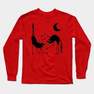 Cat FIGHT !!! Long Sleeve T-Shirt